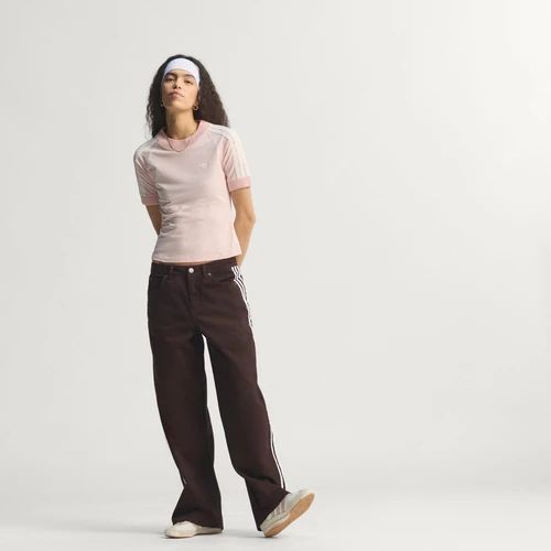 아디다스 칼리 니트 크로셰 디테일 티셔츠