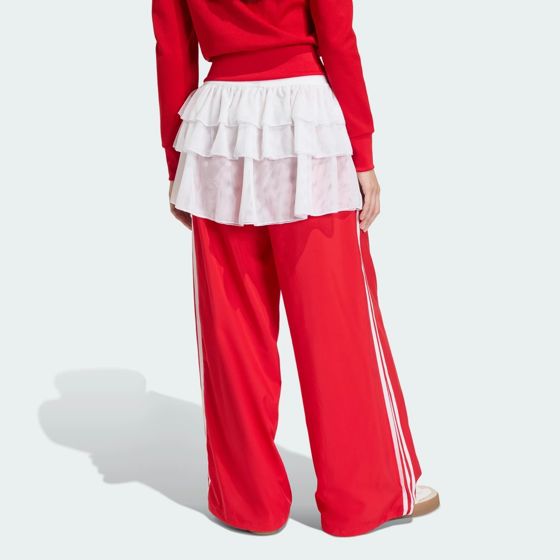 아디다스 오리지널스 레이스 아딜레늄 FB TP 팬츠 베러 스칼렛 - US 사이즈 우먼스 KS1430