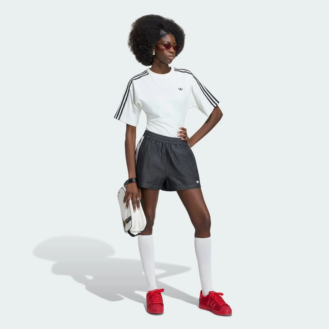 아디다스 아디다스 오리지널스 서머 글로우 데님 쇼츠 KY3171