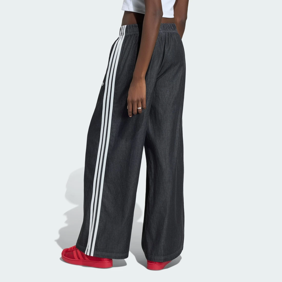 아디다스 아디다스 오리지널스 서머 글로우 데님 와이드 레그 팬츠 KY8112
