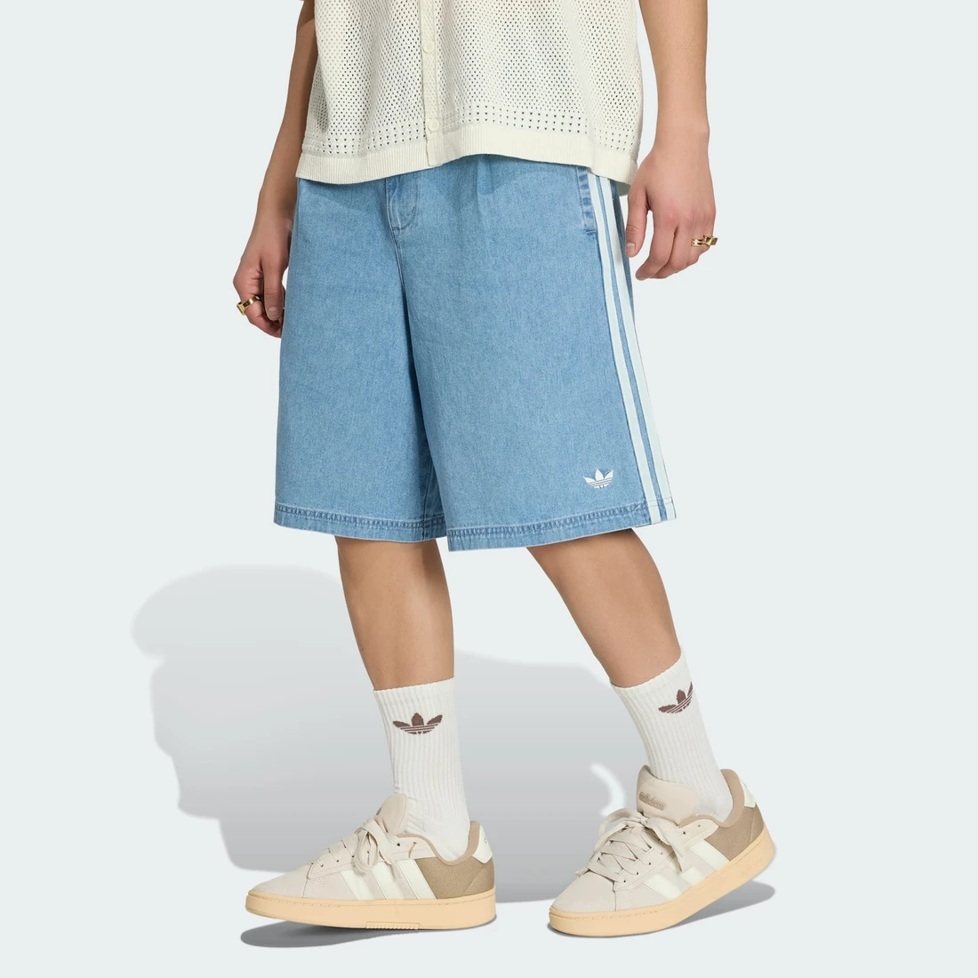 아디다스 데님 치노 쇼츠 KX1192