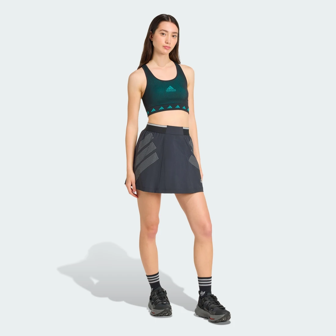 아디다스 이큅먼트 스커트 블랙 - KR 사이즈 JW7336