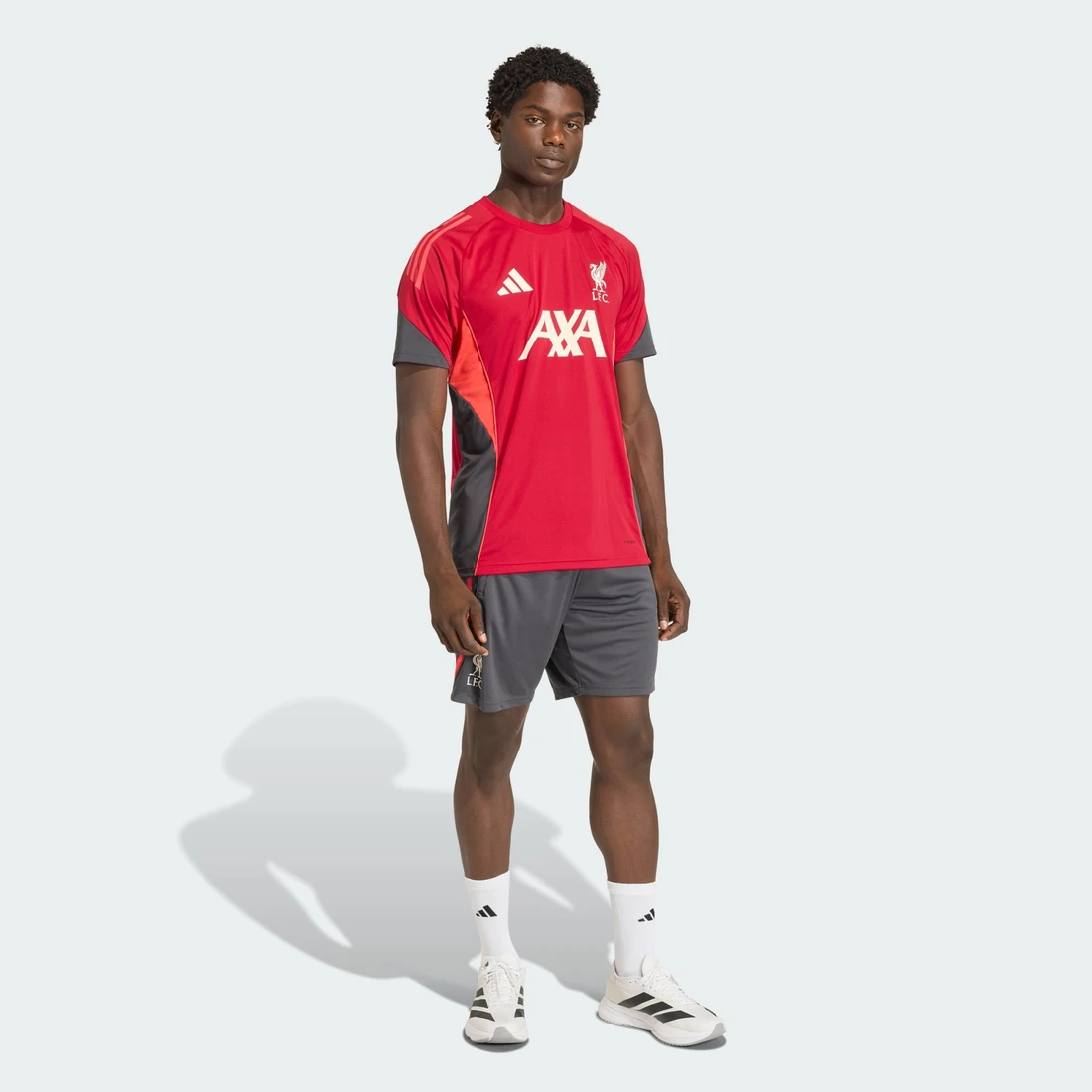 아디다스 리버풀 FC 티로 25 컴피티션 트레이닝 저지 스트로베리 레드 - KR 사이즈 (논 마킹 버전) KB1466