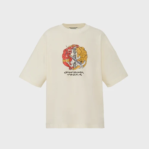 오니츠카 타이거 그래픽 반팔 티셔츠