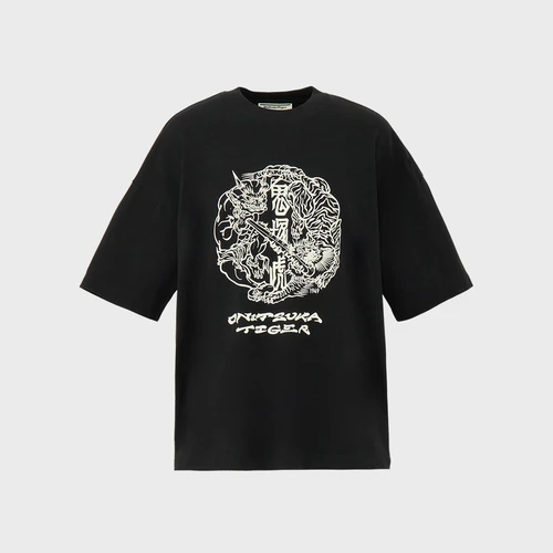 오니츠카 타이거 그래픽 반팔 티셔츠