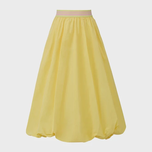 오니츠카 타이거 여성 밴딩 롱 스커트