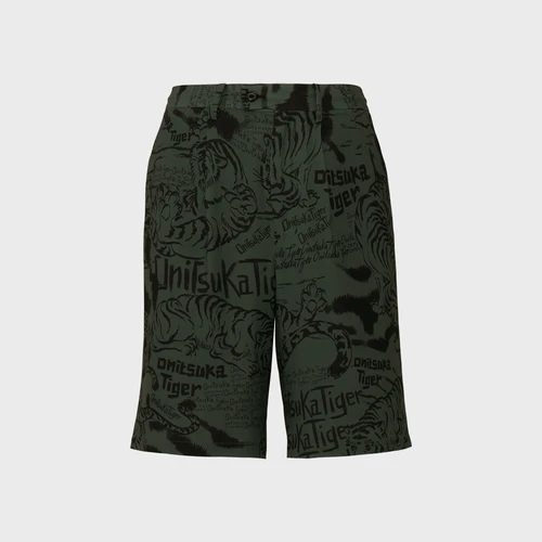오니츠카 타이거 패턴 프린트 쇼츠
