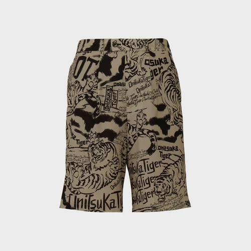 오니츠카 타이거 패턴 프린트 쇼츠
