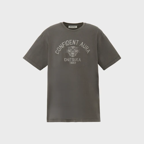 오니츠카 타이거 워싱 그래픽 반팔 티셔츠