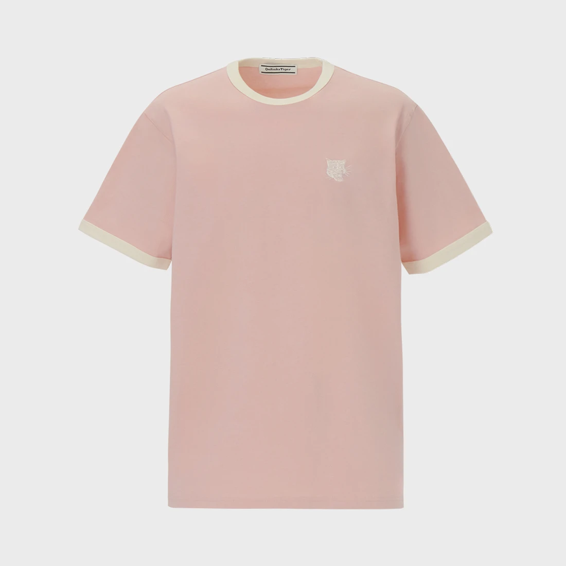 오니츠카 타이거 스몰 자수 반팔 티셔츠 2183B199-702