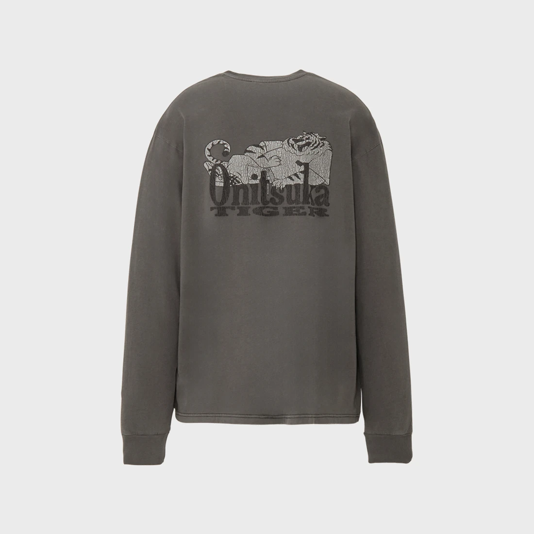 오니츠카 타이거 워싱 그래픽 긴팔 티셔츠 2183B610-001