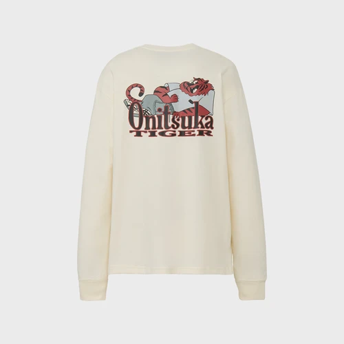 오니츠카 타이거 그래픽 긴팔 티셔츠