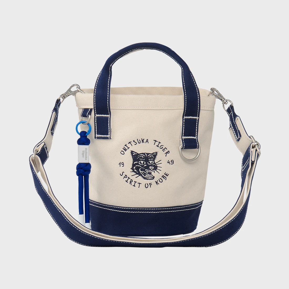 오니츠카 타이거 미니 캔버스 토트백 3183B263-701
