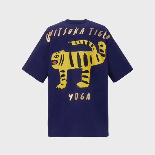 오니츠카 타이거 오버사이즈 그래픽 티셔츠
