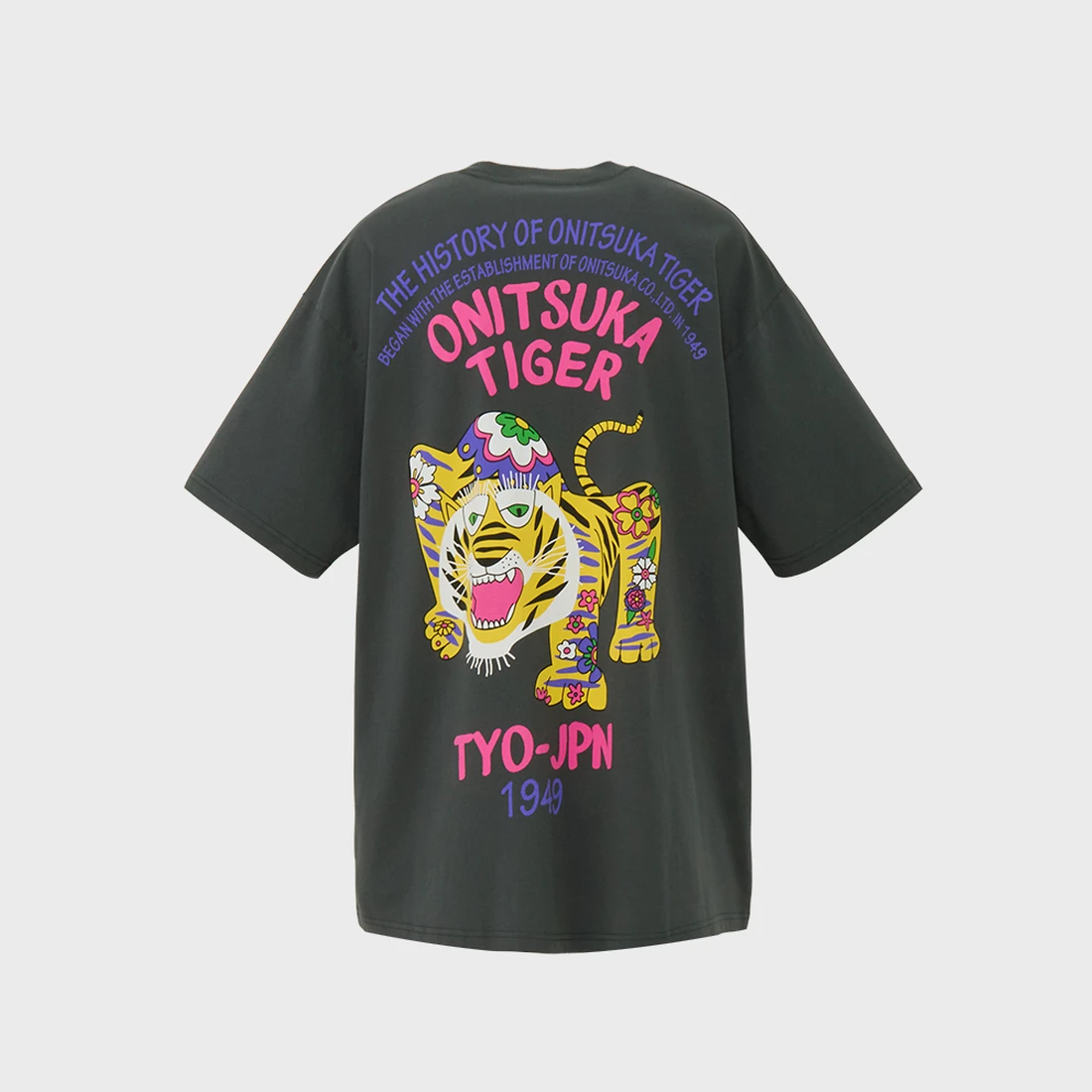 오니츠카 타이거 오버사이즈 그래픽 티셔츠 2183B561-400
