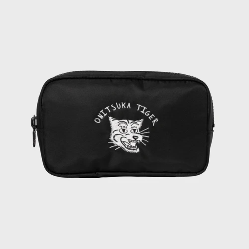 오니츠카 타이거 그래픽 자수 파우치