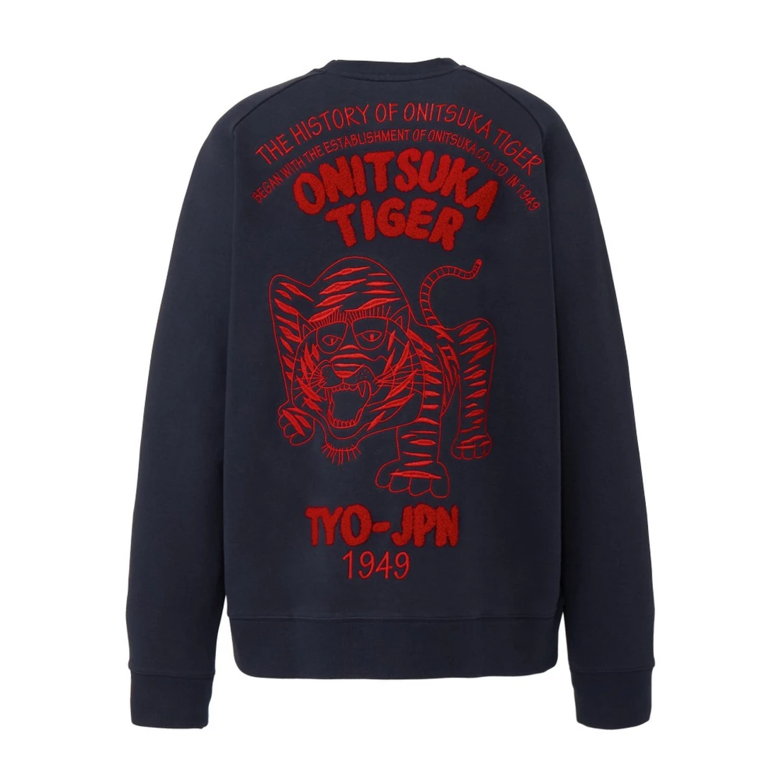 오니츠카 타이거 그래픽 자수 맨투맨 2183B562-400