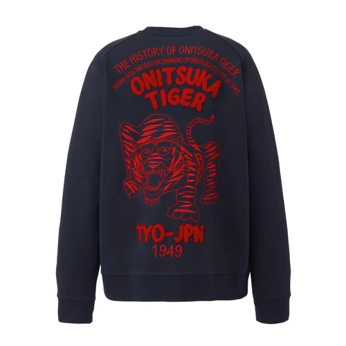 오니츠카 타이거 그래픽 자수 맨투맨