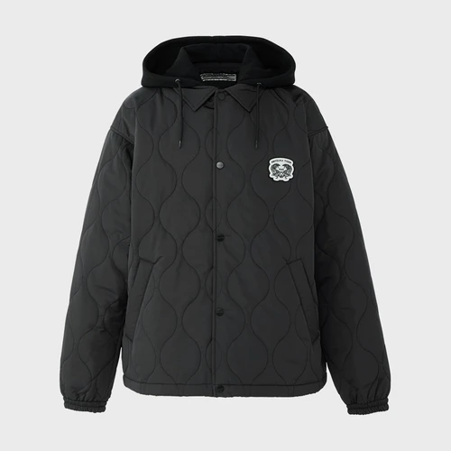 오니츠카 타이거 스몰 로고 퀼팅 자켓