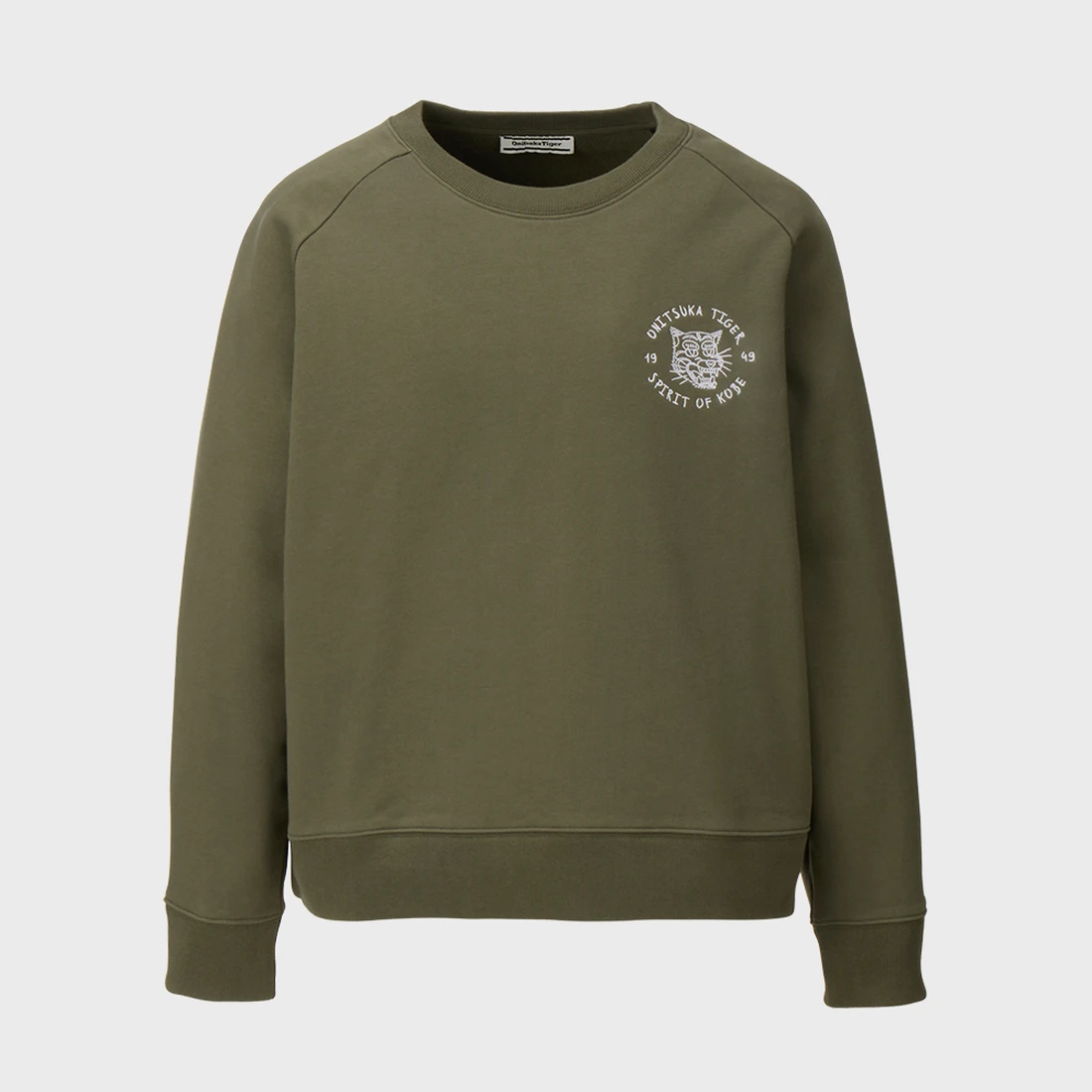 오니츠카 타이거 호랑이 자수 맨투맨 2183B541-200