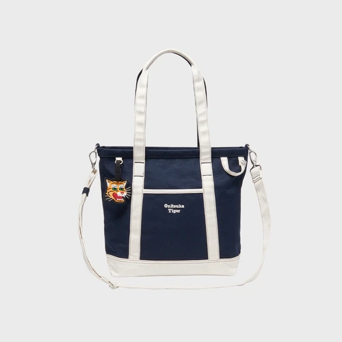 오니츠카 타이거 스몰 캔버스 토트백