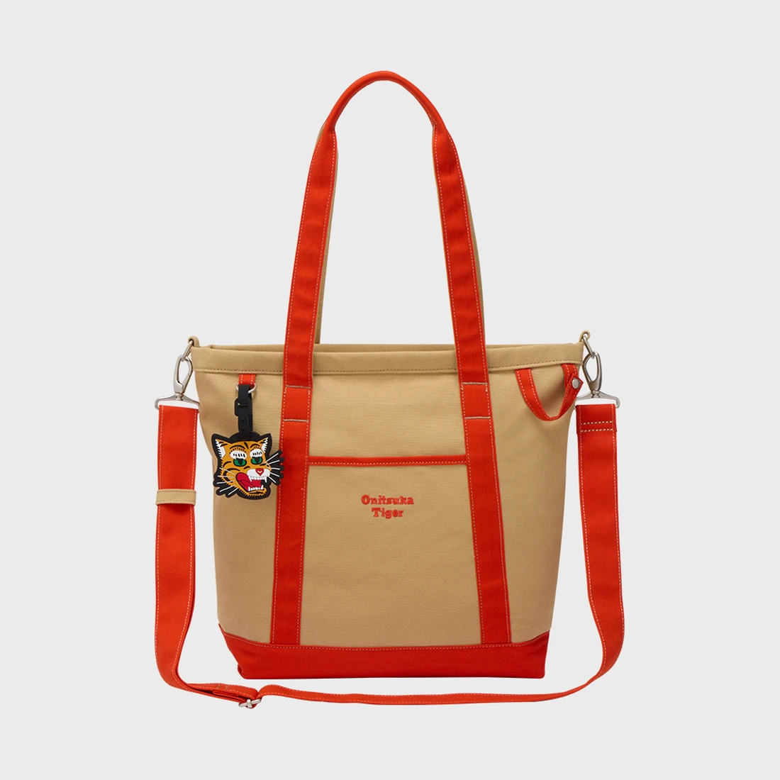 오니츠카 타이거 스몰 캔버스 토트백 3183B233-250