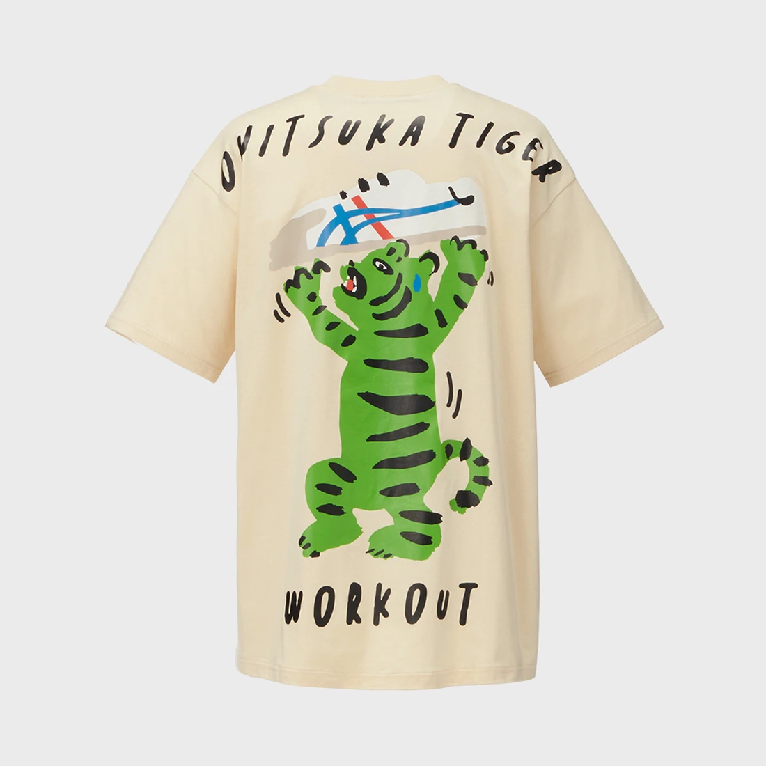 오니츠카 타이거 오버사이즈 그래픽 티셔츠 2183B465-750
