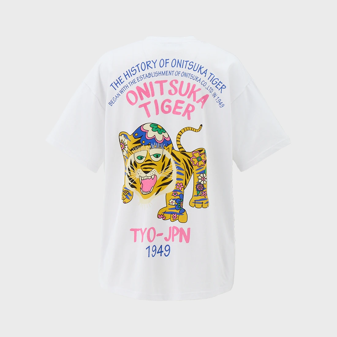 오니츠카 타이거 오버사이즈 그래픽 티셔츠 2183B531-100