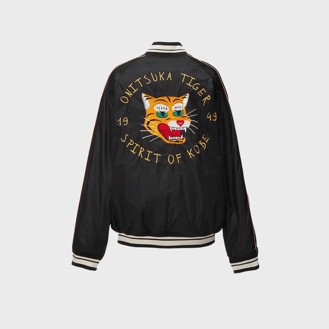 오니츠카 타이거 [공식스토어] 오니츠카 타이거 로고 자수 봄버 자켓 2183B437-001