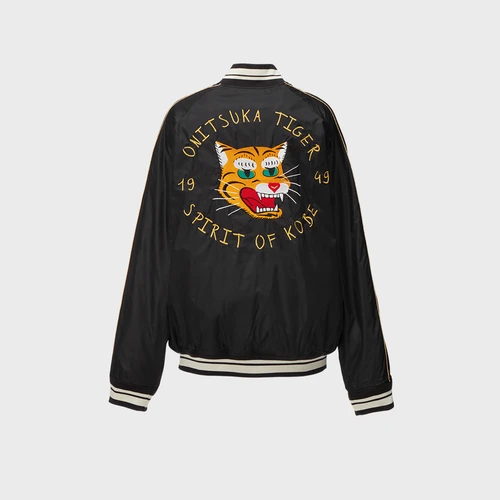 오니츠카 타이거 [공식스토어] 오니츠카 타이거 로고 자수 봄버 자켓