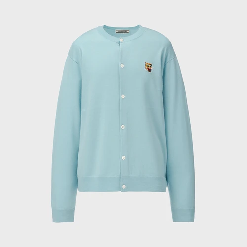 오니츠카 타이거 타이거 자수 울 가디건