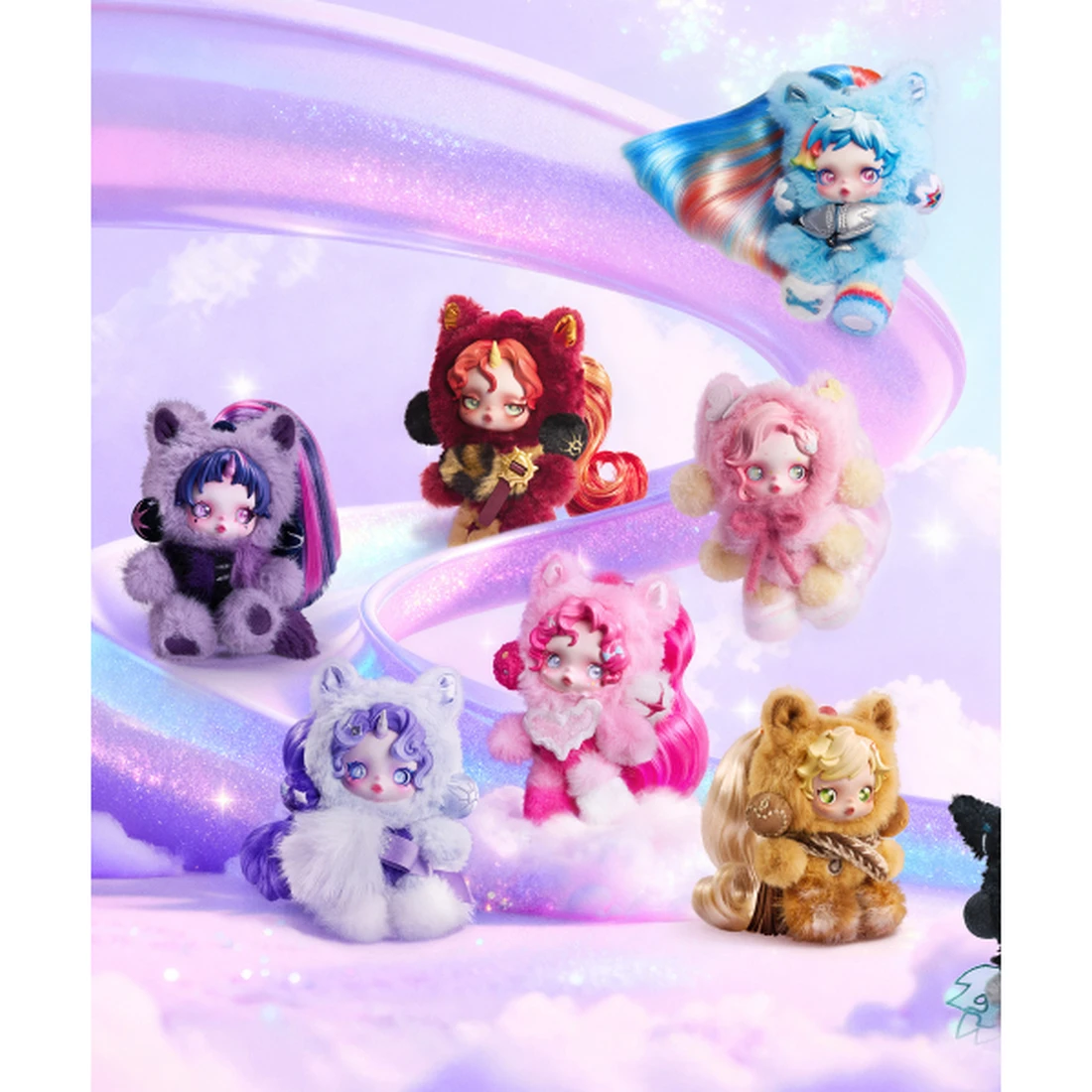 팝마트 스컬판다 x 마이 리틀 포니 시리즈 인형 키링 1250508128