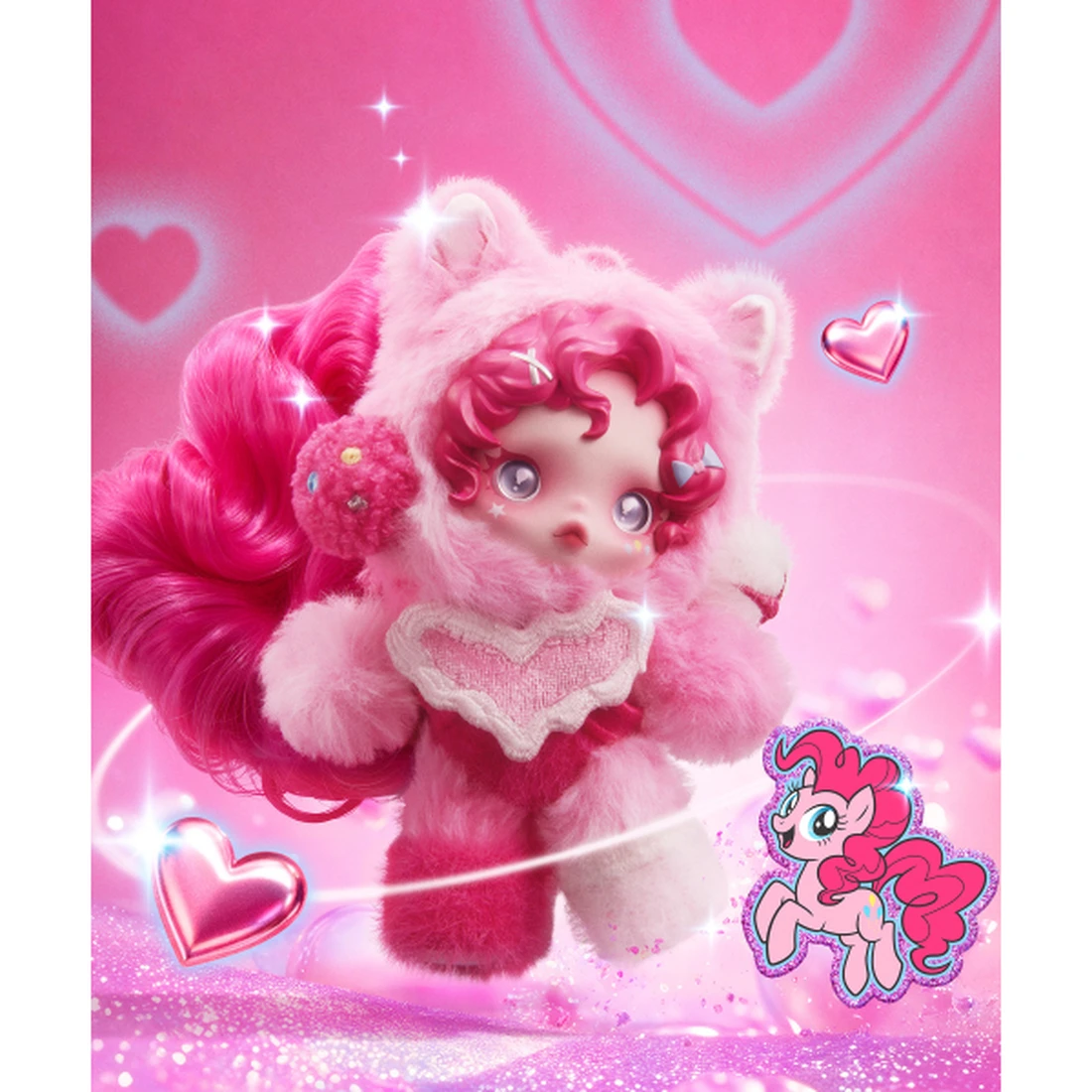 팝마트 스컬판다 x 마이 리틀 포니 시리즈 인형 키링 1250508128