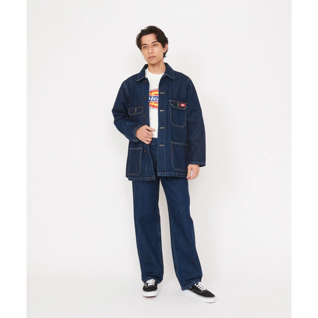 디키즈 KAIHARA DENIM 초어 자켓 다크 블루 DK0A8BYTNVX