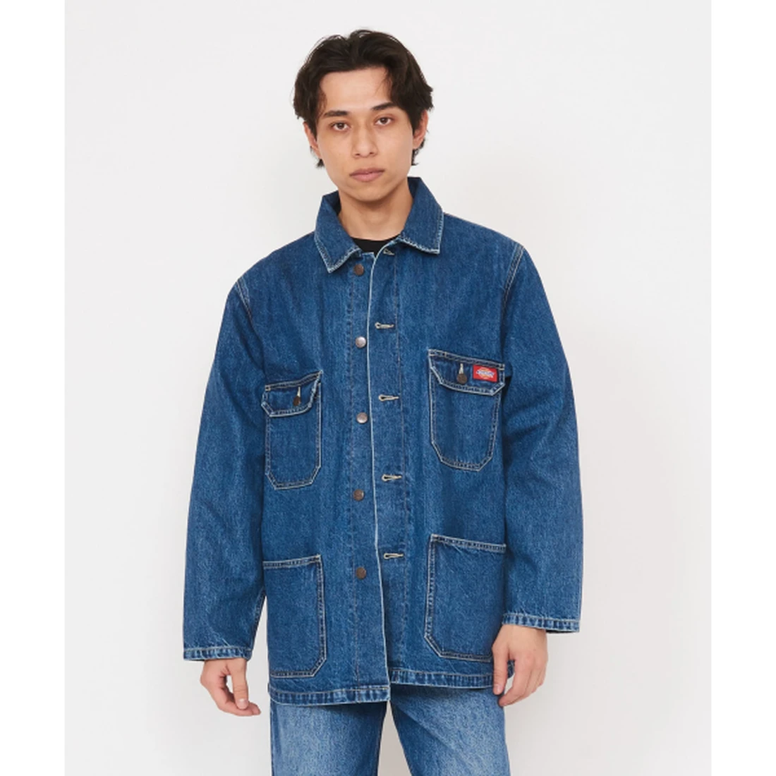 디키즈 KAIHARA DENIM 초어 자켓 미디엄 블루 DK0A8BYTBL8