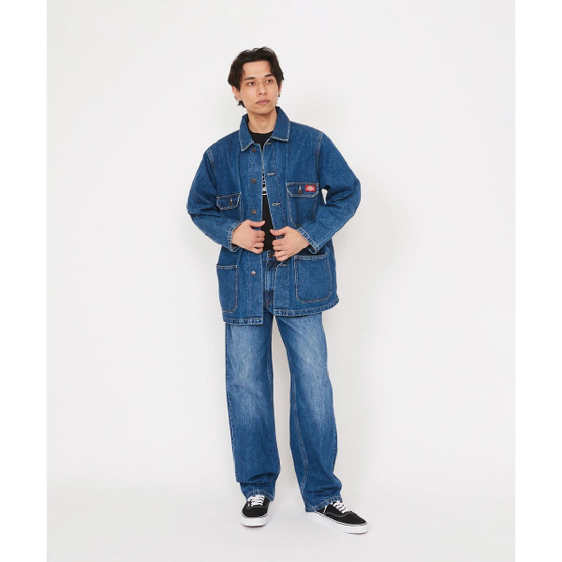 디키즈 KAIHARA DENIM 초어 자켓 미디엄 블루 DK0A8BYTBL8