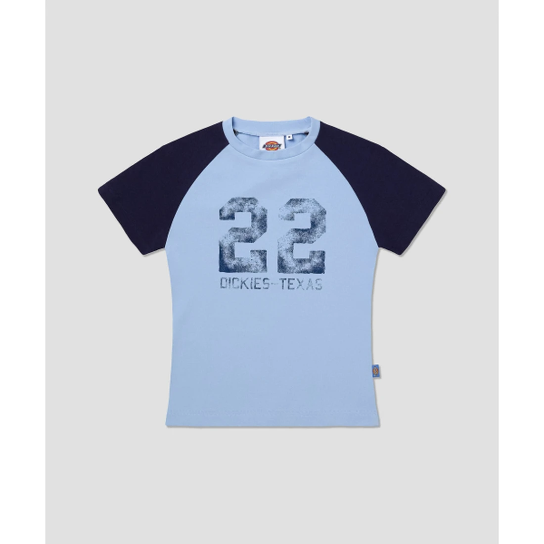 디키즈 1922 텍사스 래글런 티셔츠 스카이 블루 DIKW261LRTS002SB