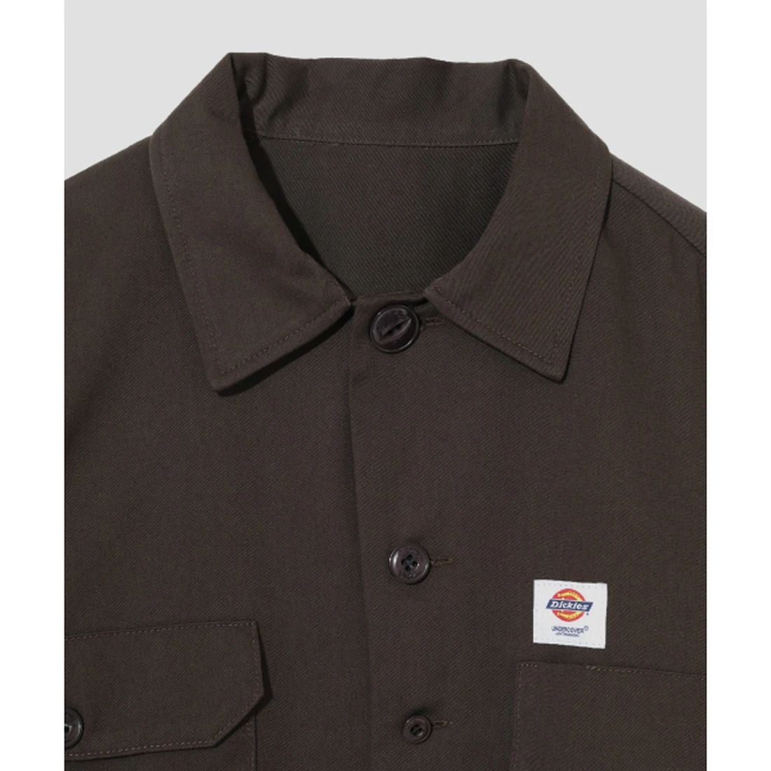 디키즈 X UNDERCOVER 롱 슬리브 워크셔츠 다크 브라운 DK0A8D2UDBX