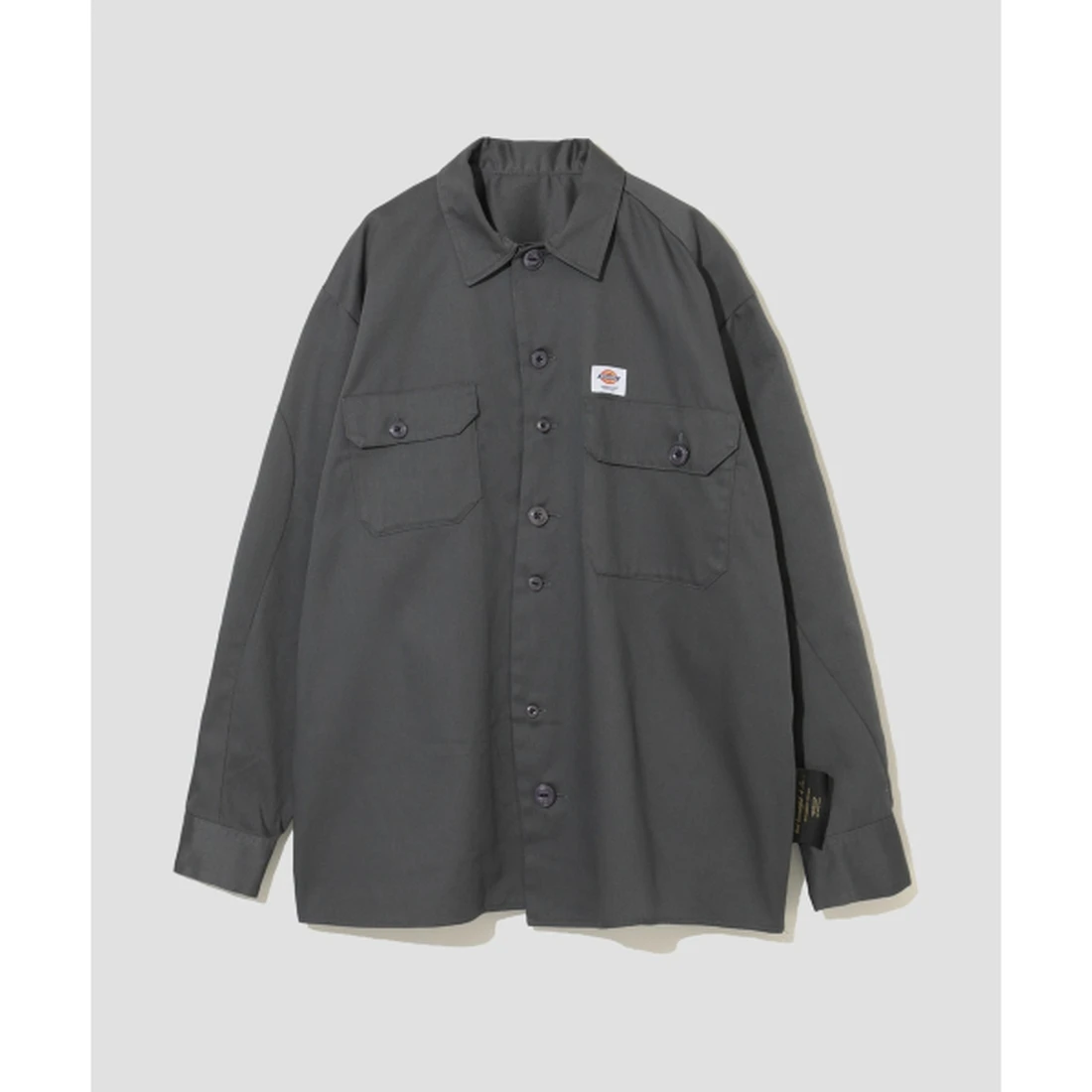 디키즈 X UNDERCOVER 롱 슬리브 워크셔츠 차콜 DK0A8D2UCF8