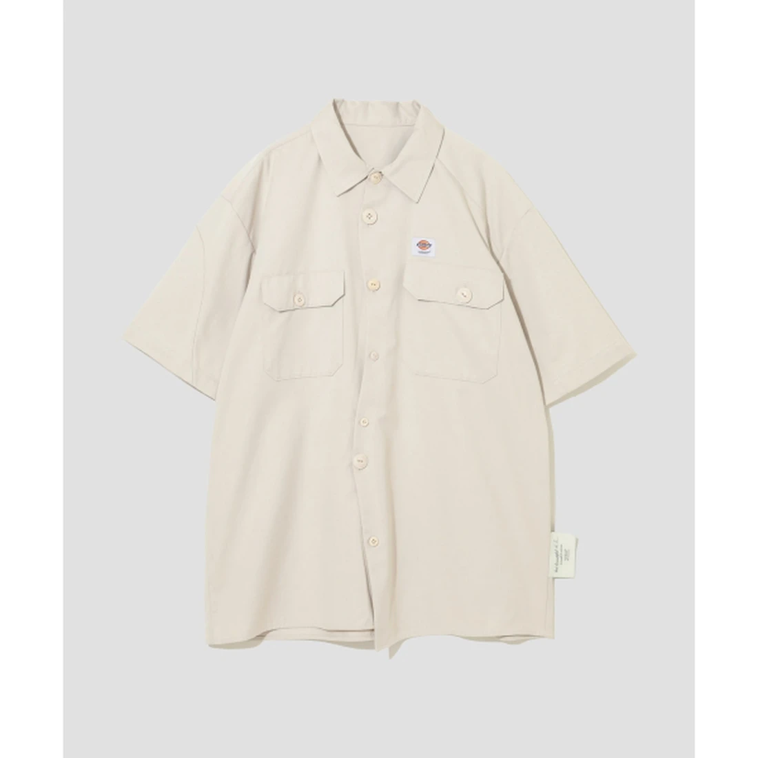 디키즈 X UNDERCOVER 숏 슬리브 워크셔츠 스톤 DK0A8E2LST0