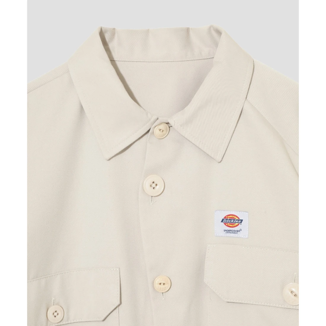 디키즈 X UNDERCOVER 숏 슬리브 워크셔츠 스톤 DK0A8E2LST0