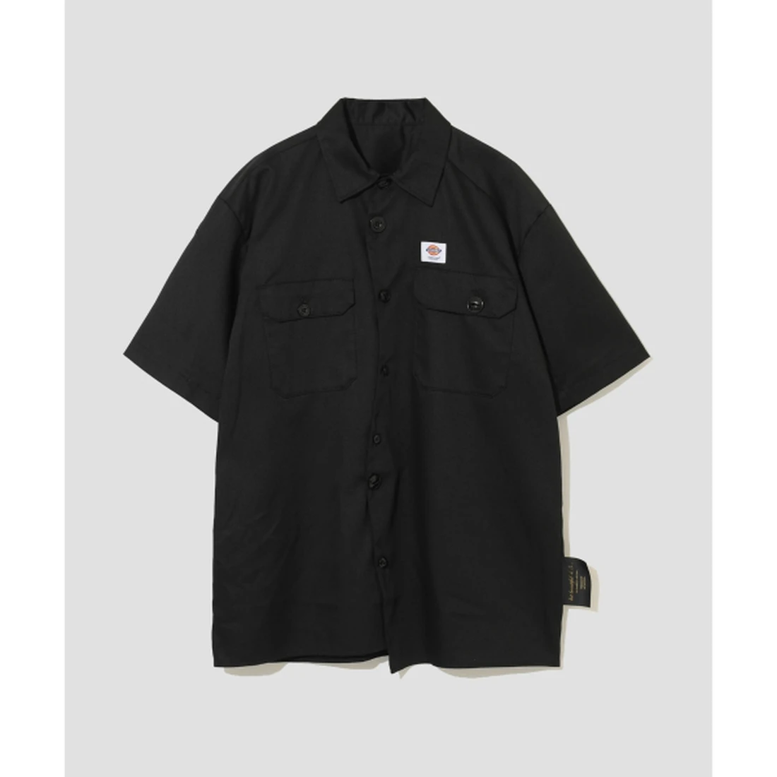 디키즈 X UNDERCOVER 숏 슬리브 워크셔츠 블랙 DK0A8E2LBLK