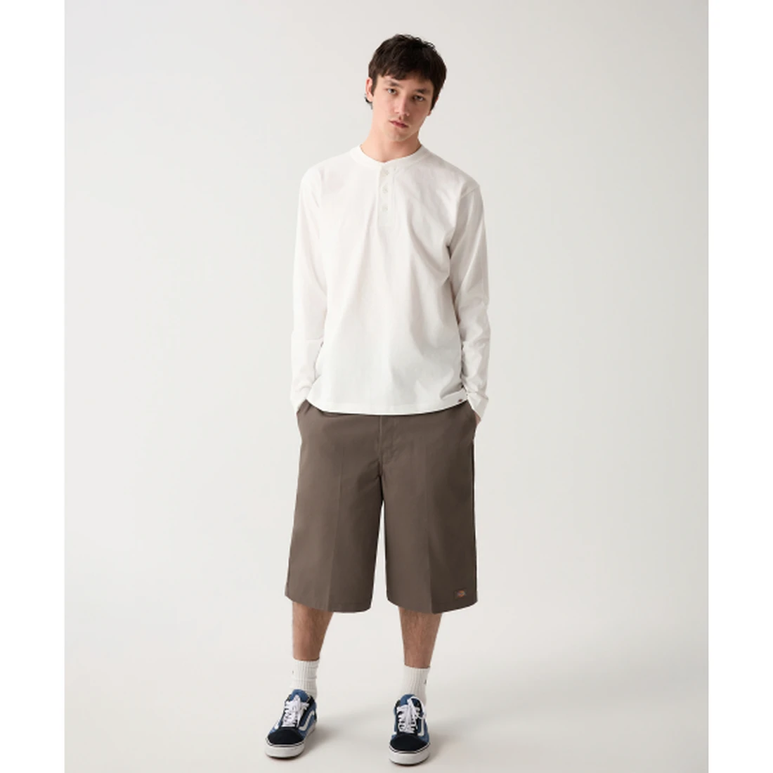 디키즈 42283 루즈핏 워크쇼츠 카키 브라운 DK011796M06