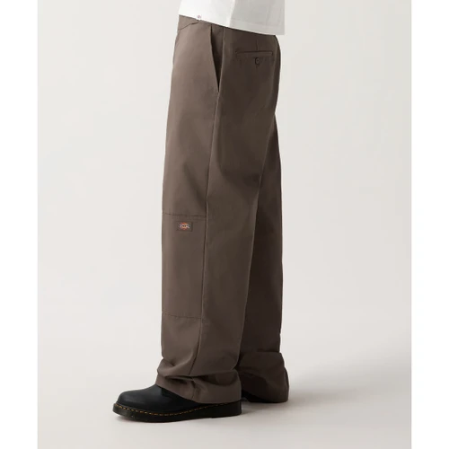 디키즈 더블니 85283 루즈핏 워크팬츠 카키 브라운