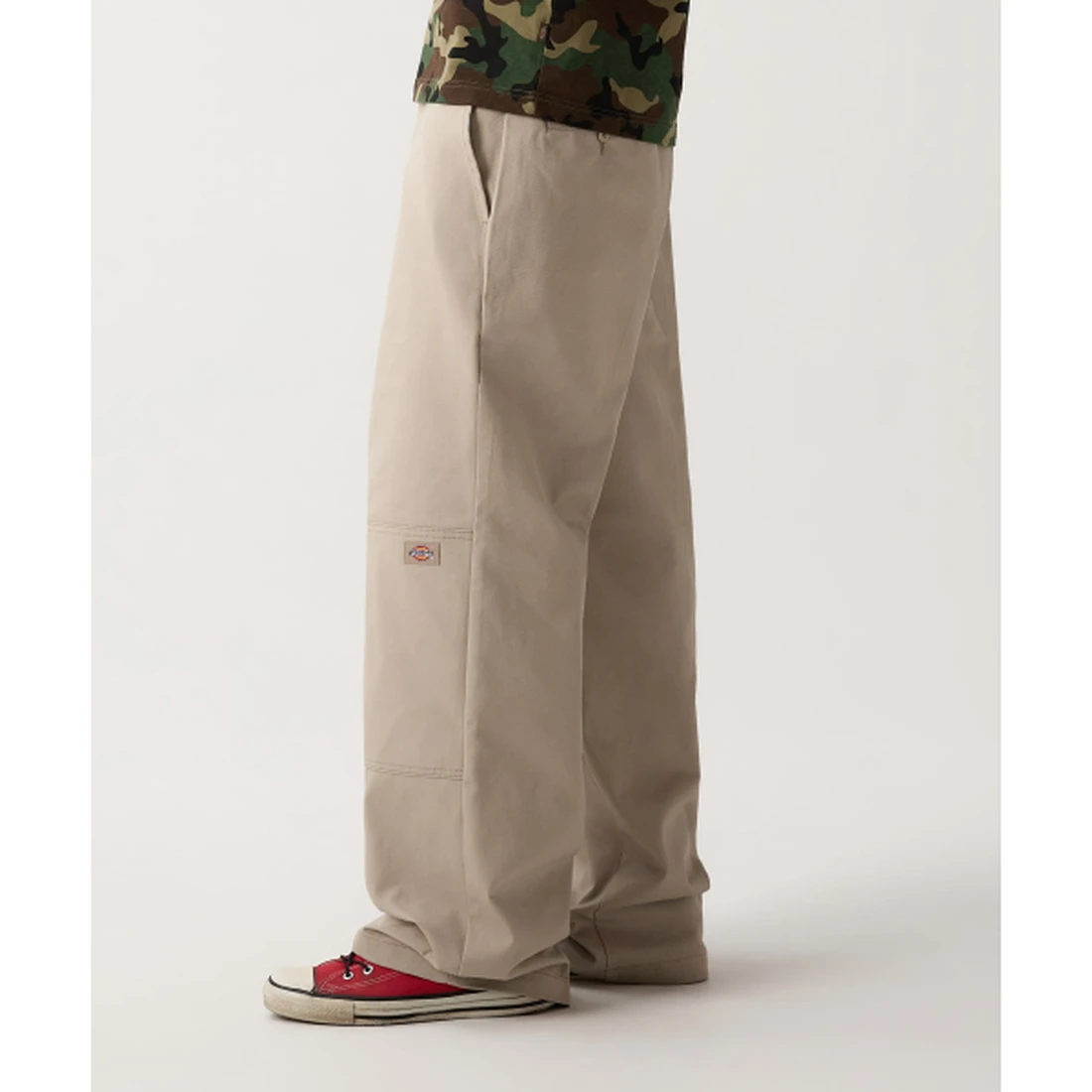 디키즈 더블니 85283 루즈핏 워크팬츠 카키 그레이 DK010610M07