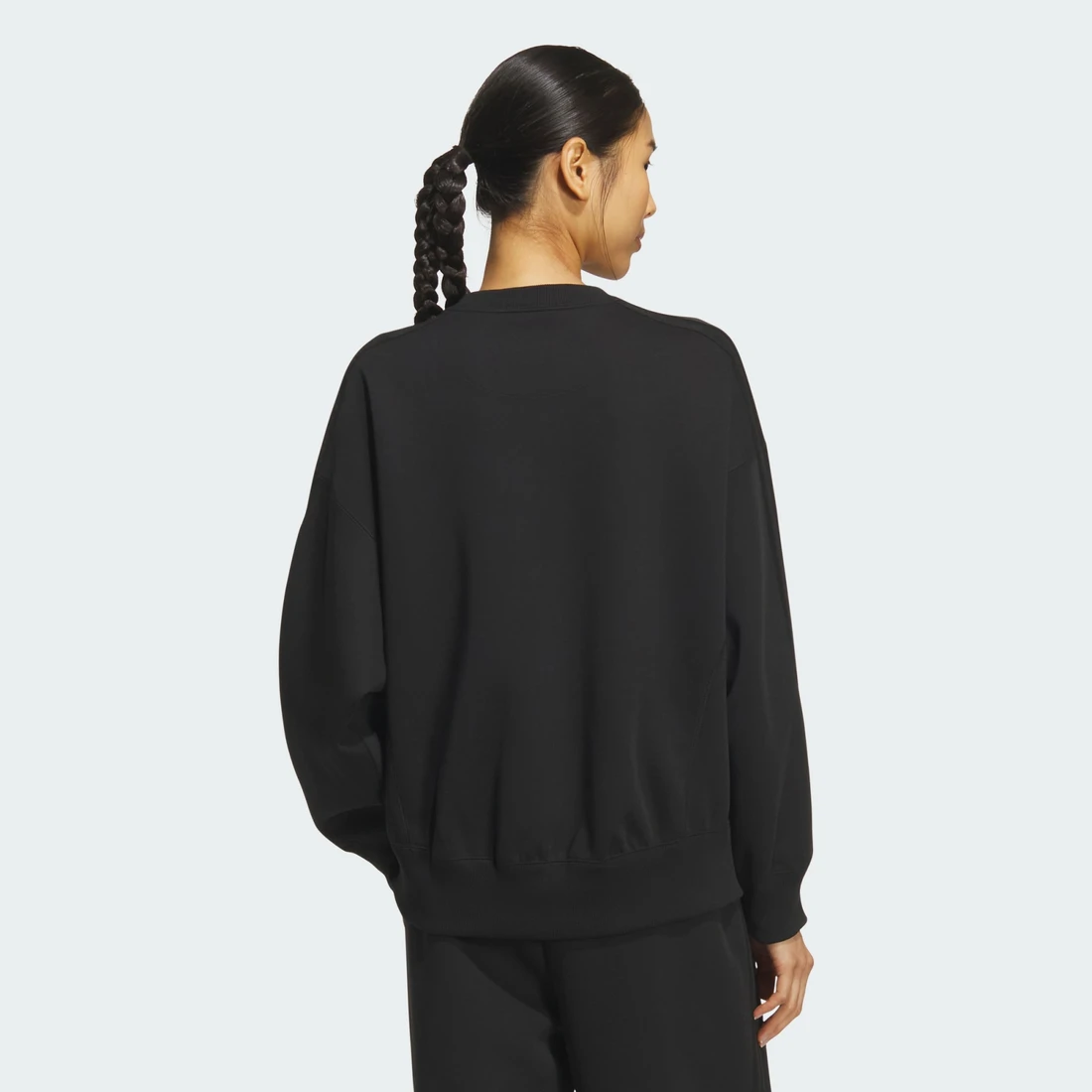 아디다스 에센셜 플러스 3-스트라이프 스웨트 크루 KF8238