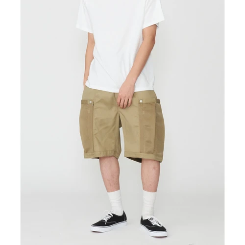디키즈 G.W.C 가드닝 메쉬 카고 쇼츠 카키