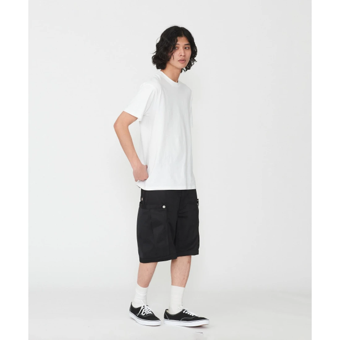 디키즈 G.W.C 가드닝 메쉬 카고 쇼츠 블랙 DK0A8DQJBLK