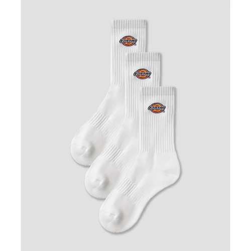 디키즈 [3PACK] 트리 로고 미드 삭스 화이트