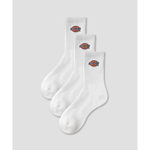 디키즈 [3PACK] 트리 로고 삭스 화이트